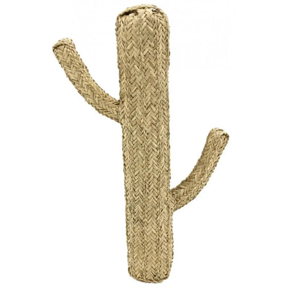 Dekorativer Kaktus aus ungefärbter Binse