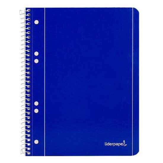 LIDERPAPEL Spiral notebook a5 micro series soft cover 80h 75gr horizontal 6 holes