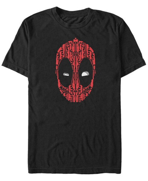 Men's Silhouette Deadpool Short Sleeve T-shirt