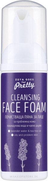 Gesichtsreinigungsschaum Lavendel und Teebaum - Zoya Goes Cleansing Face Foam 50 ml