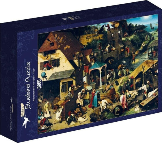 Bluebird Puzzle Puzzle 3000 Przysłowia, Piotr Brueghel, 1559