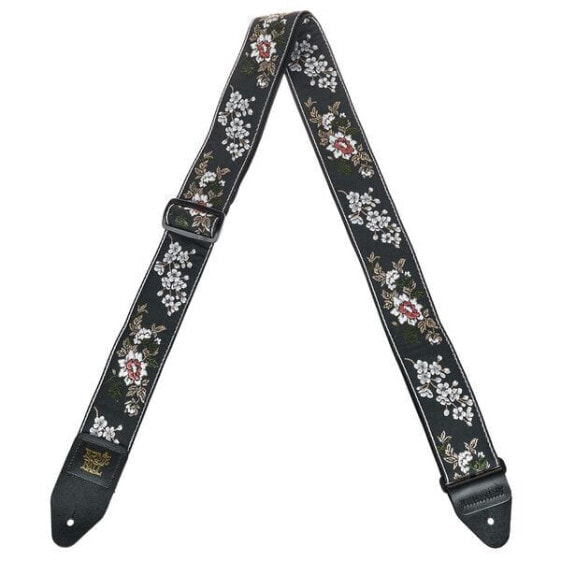 Ernie Ball E-Guitar Strap White Blossom