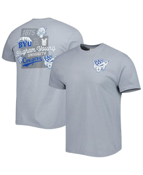 Men's Graphite BYU Cougars Vault State Comfort T-shirt