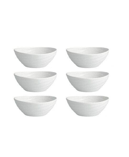 Melamine Playa Blanca Bowls, Set of 6