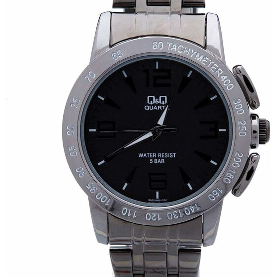 Часы Q&Q Men's Watch Black Silver Ø40mm