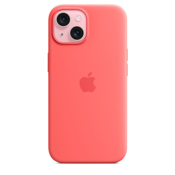 Чехол для iPhone 15 Apple Sil Case MagSafe Guava