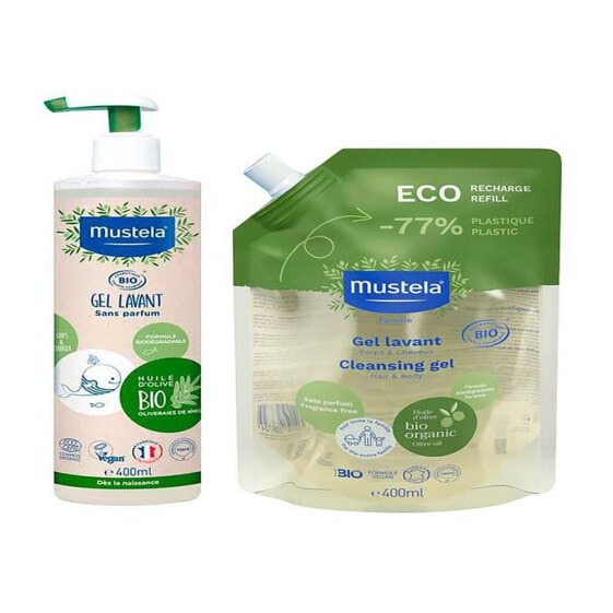 Душевой гель для младенцев Mustela Set Bio 800 мл