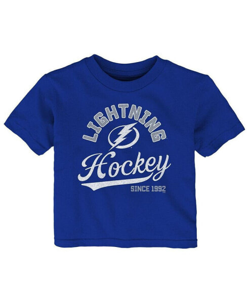 Infant Boys and Girls Blue Tampa Bay Lightning Take The Lead T-shirt