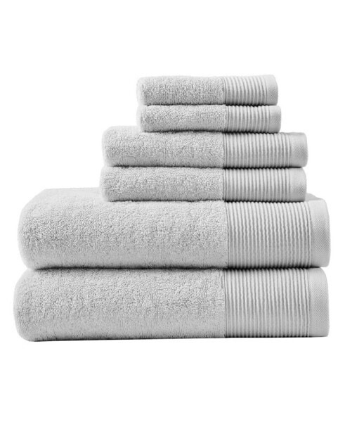 Nuage Cotton Lyocell Blend 6 Piece Towel Set