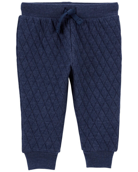 Baby Quilted Double Knit Joggers 12M