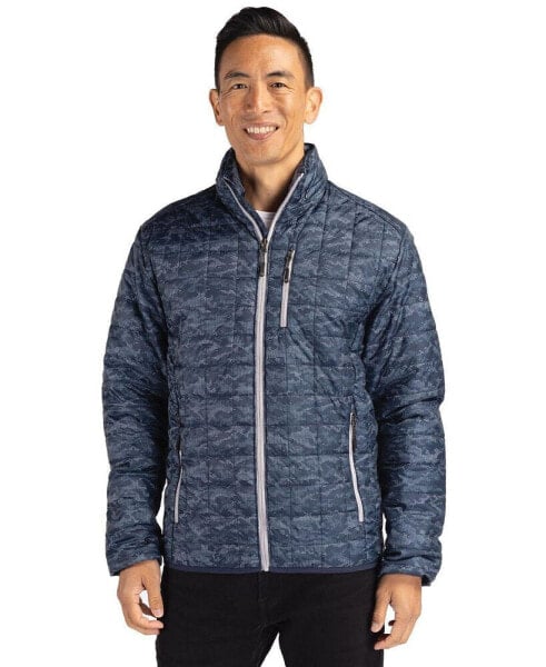 Big & Tall Rainier PrimaLoft Eco Insulated Full Zip Printed Puffer Jacket