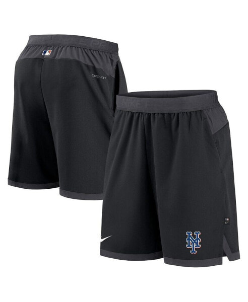 Men's Black New York Mets Authentic Collection Flex Vent Performance Shorts