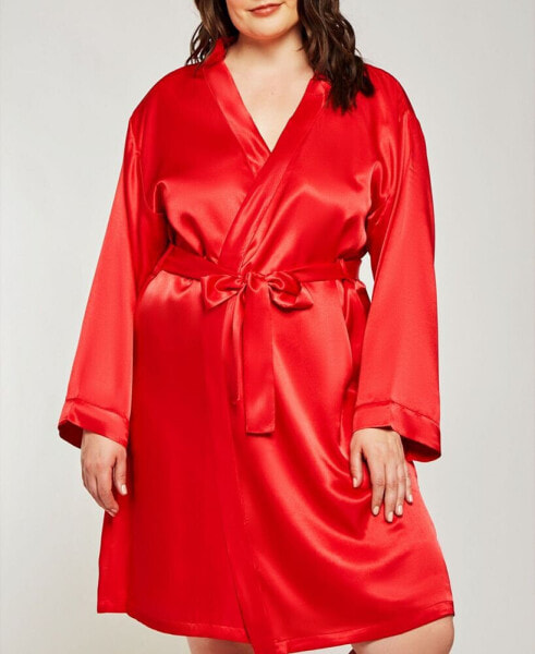 Пижама iCollection Marina Lux Satin Robe