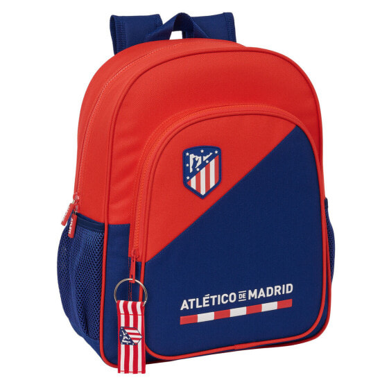 Школьный рюкзак Atlético Madrid Синий Красный 32 X 38 X 12 cm