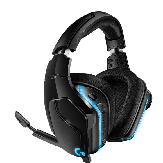 Logitech G G635 7.1 Surround Sound LIGHTSYNC Gaming Headset - Wired - Gaming - 20 - 20000 Hz - 344 g - Headset - Black - Blue