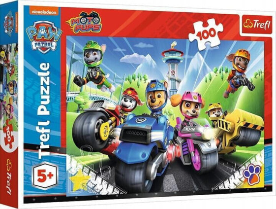 Trefl Puzzle 100 Psi Patrol na motorach TREFL