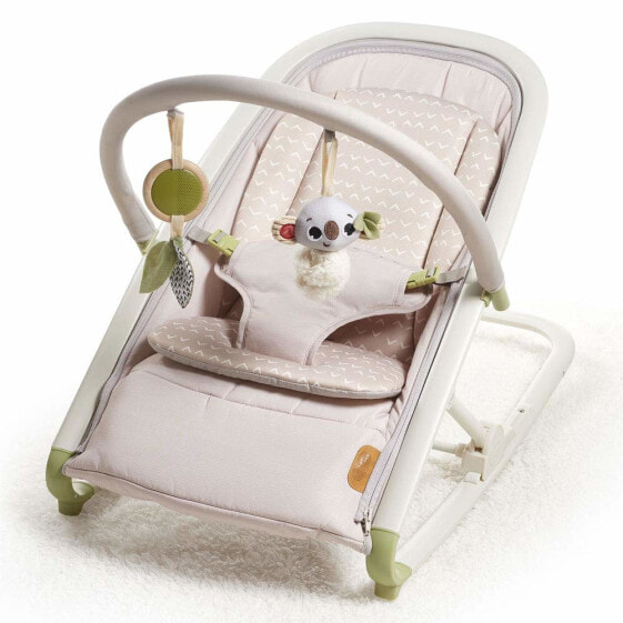 Tiny Love Rocker Baby Rocker, 0+ Months, up to 9 kg, Rocking Rocker for Babies with 3 Adjustable Reclining Positions, Includes Music Toy with 9 Melodies, Magical Tales, Redesign Grey