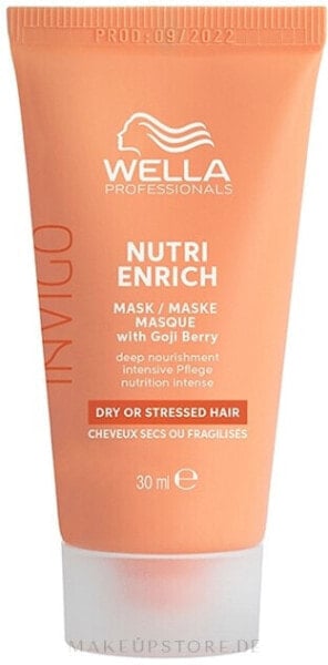 Pflegende Haarmaske - Wella Professionals Invigo Nutri-Enrich Deep Nourishing Mask 30 ml