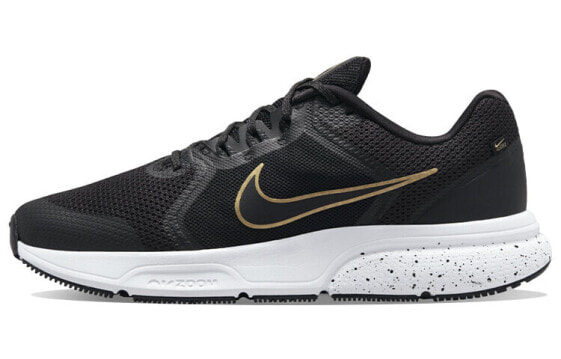 Кроссовки мужские Nike Zoom Span 4 черно-золотые