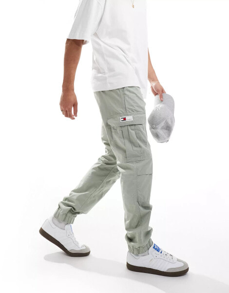 Tommy Jeans Ethan cargo trousers in grey