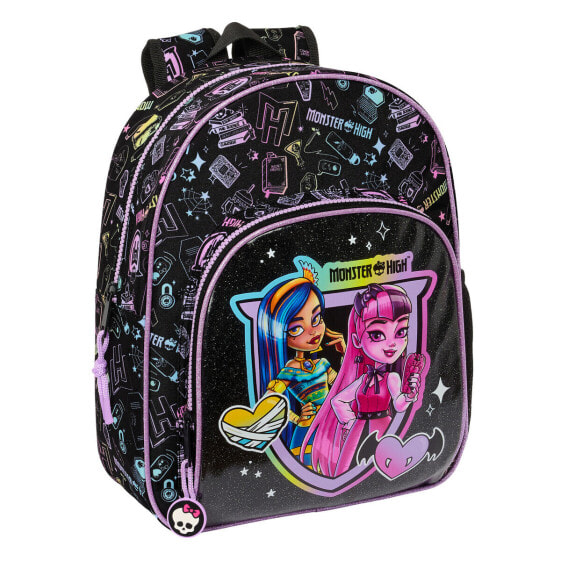 Детский рюкзак Monster High Чёрный 28 x 34 x 10 cm
