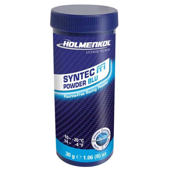 Мазь для беговых лыж Holmenkol Syntec FF1 Powder Wax -10ºC/-20ºC 30 г синяя