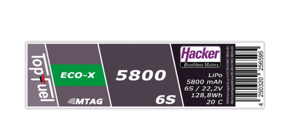 Hacker Motor H95800631 - Battery - Hacker Motor - Universal - Multicolor - Gold - XH
