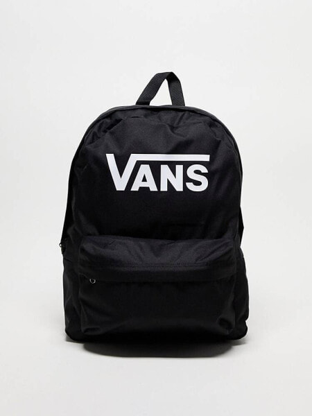 Vans old skool print backpack in black