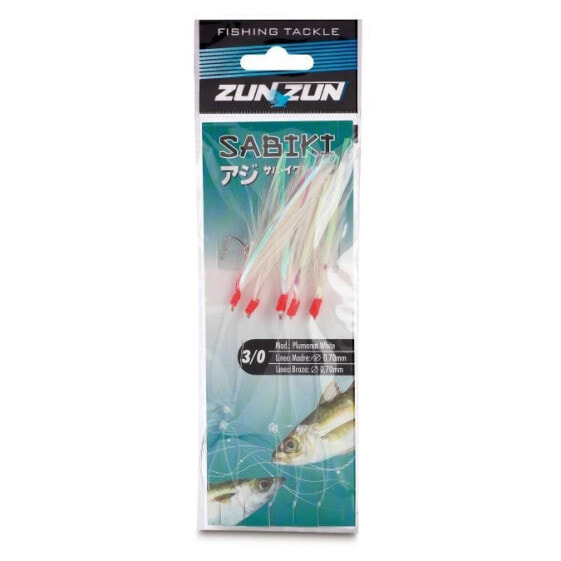 ZUNZUN Sabiki Plumant Feather Rig 3/0