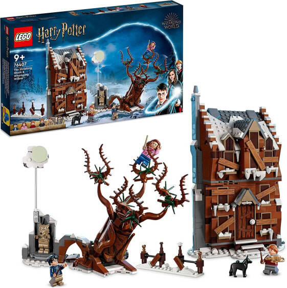 LEGO Harry Potter Howling Hut and Whipping Willow, 2-in-1 Set from the Prisoner of Azkaban, with 6 Mini Figures Including Sirius Black and Remus Lupin, Fan Item from the Wizarding World 76407