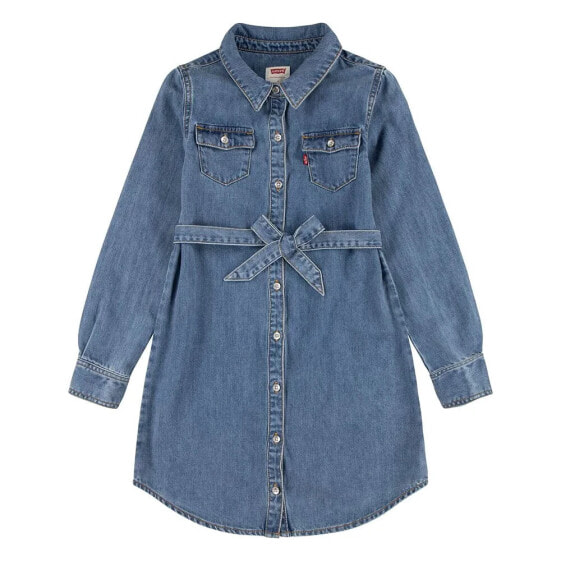 LEVI´S ® KIDS Western Shirt Long sleeve Short Dress