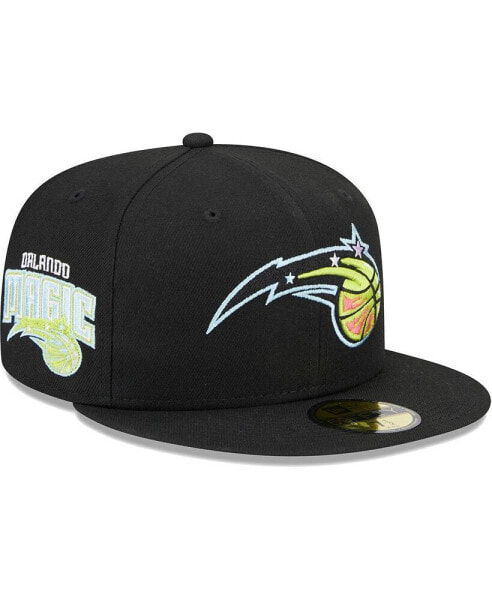 Men's Black Orlando Magic Color Pack 59FIFTY Fitted Hat