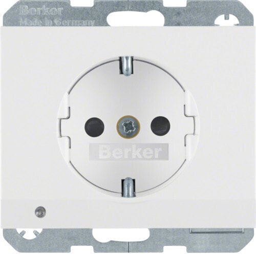 Berker 41097009 - Type F - White - Thermoplastic - Power - IP20 - IEC 60884-1 - VDE 0620-1