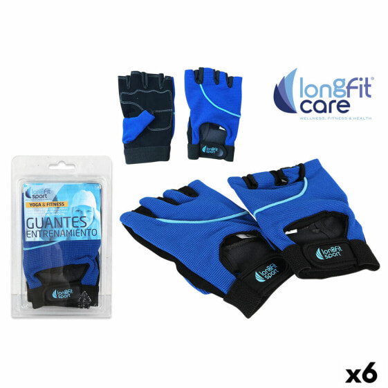 Перчатки тренировочные LongFit Sport Longfit Sport Синий/Черный