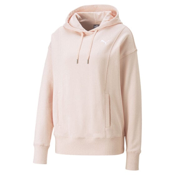 Puma Her Hoodie Tr Womens Pink Casual Outerwear 67311066