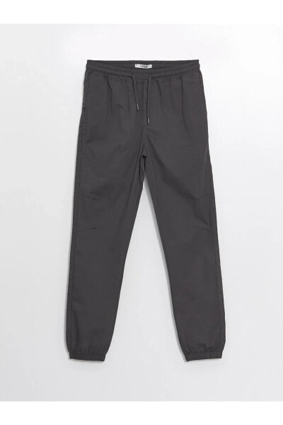 Standart Kalıp Gabardin Erkek Jogger Pantolon