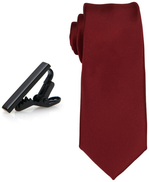 Набор галстука и зажима для галстука CONSTRUCT Solid