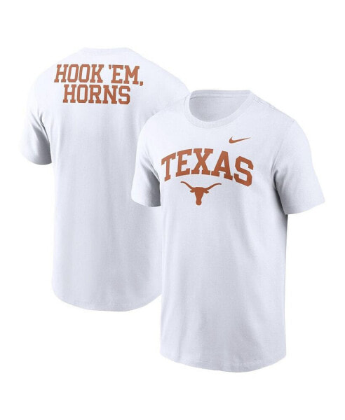 Men's White Texas Longhorns Blitz 2-Hit T-Shirt