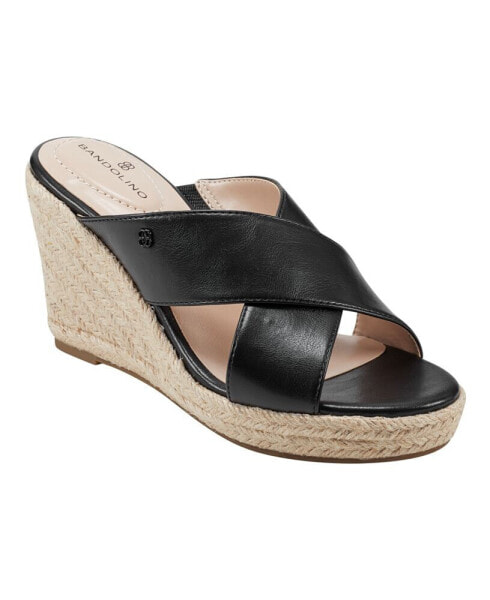 Women's Kammie Espadrille Cross Strap Wedge Sandals