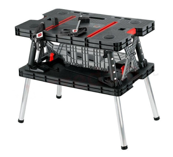 Rучной инструмент верстак CURVER/KETER Praktyczny стол с зажимами 30 см, 850x550x112 (11,9 кг)