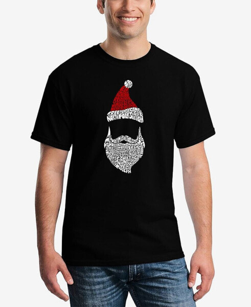 Men's Santa Claus Word Art T-shirt