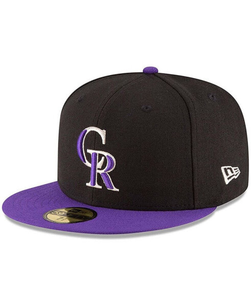 Men's Colorado Rockies Authentic Collection On Field 59FIFTY Structured Cap