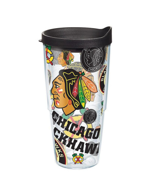 Chicago Blackhawks 24 Oz All Over Classic Tumbler