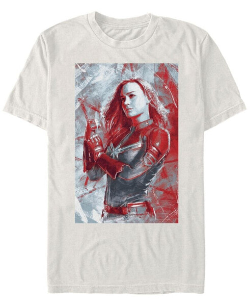 Marvel Men's Avengers Endgame Captain Marvel Painting Short Sleeve T-Shirt