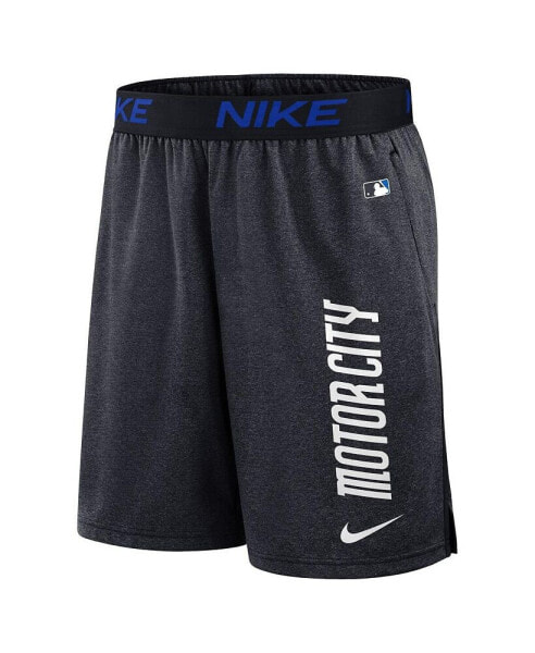 Men's Navy Detroit Tigers 2024 City Connect Authentic Collection Performance Practice Shorts