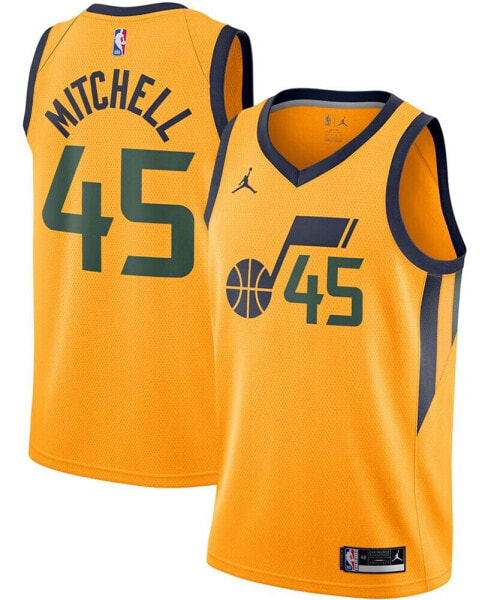 Men's and Women's Donovan Mitchell Gold-Tone Utah Jazz 2020/21 Swingman Jersey - Statement Edition