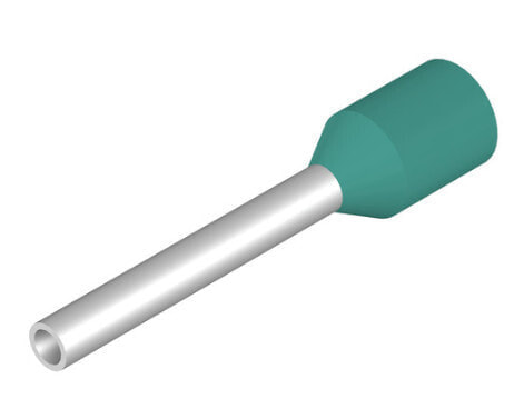 Клеммный зажим прямой Металлический и зеленый Weidmuller H0.34/12 TK 0.34 мм² 1.2 см 1 см