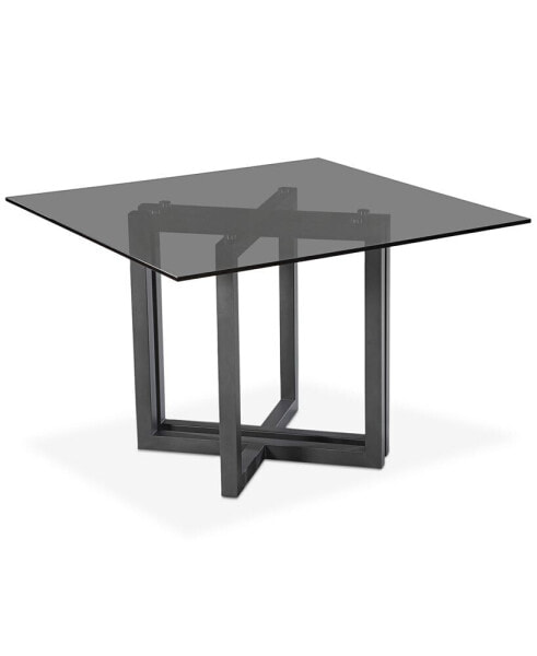 Emila 48" Square Glass Mix and Match Dining Table, Created for Macy's