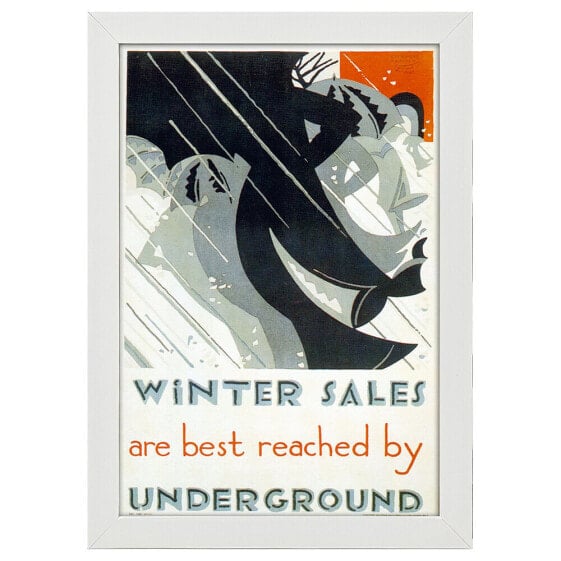 Bilderrahmen Poster 1921 Winter Sales