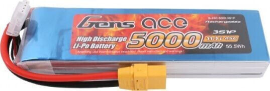 Gens Ace 5000mAh 11.1V 45C XT90 Gens Ace